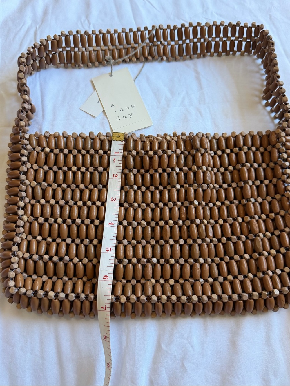 a new day Tan Beaded Shoulder Bag - Picture 4 of 8